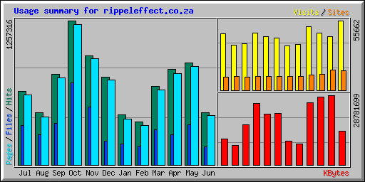 Usage summary for rippeleffect.co.za